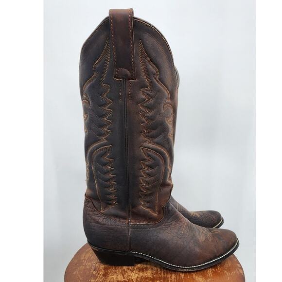 Diamond J Justin‎ Western Boots Men's 9.5 Brown Point Toe